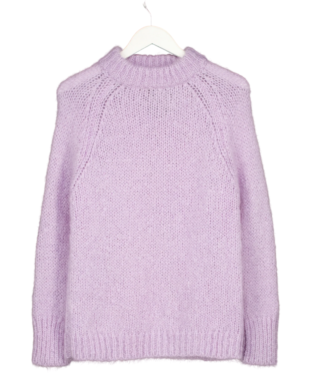 Cecilie Bahnsen lilac Indira Jumper, size UK M/L — front