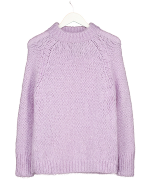 Cecilie Bahnsen Lilac Wool/Mohair Indira Jumper UK M/L