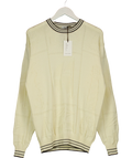 Ghiaia Cream cream crew neck sweater, size UK M — front