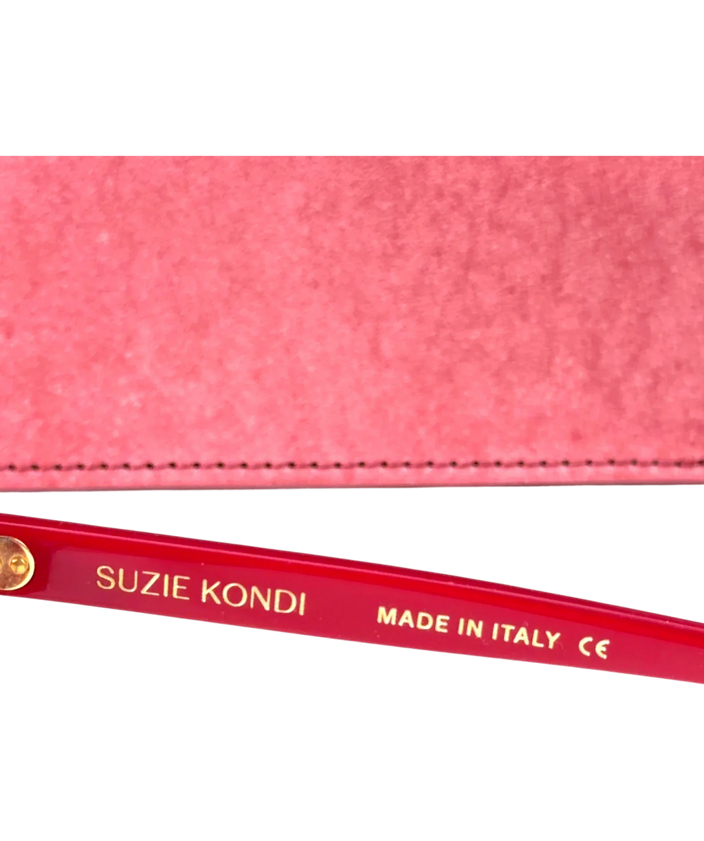 SUZIE KONDI Red Suzet Glasses — front