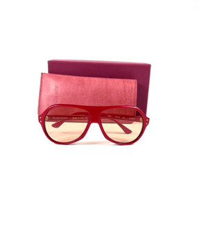 Suzie Kondi Red Suzet Sunglasses in Case/Box