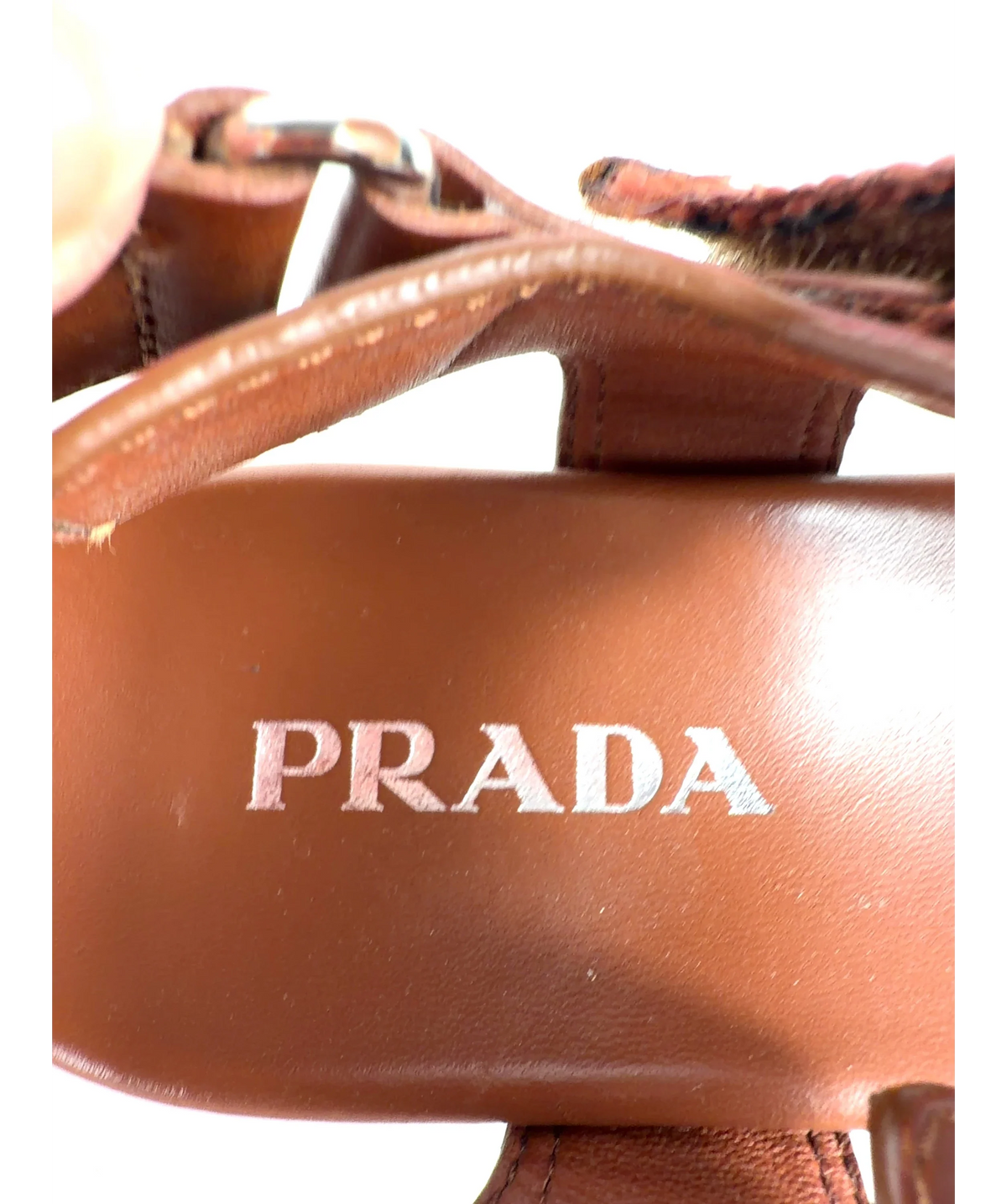 Prada Brown Colour, size UK 4 EU 37 👠 — care label