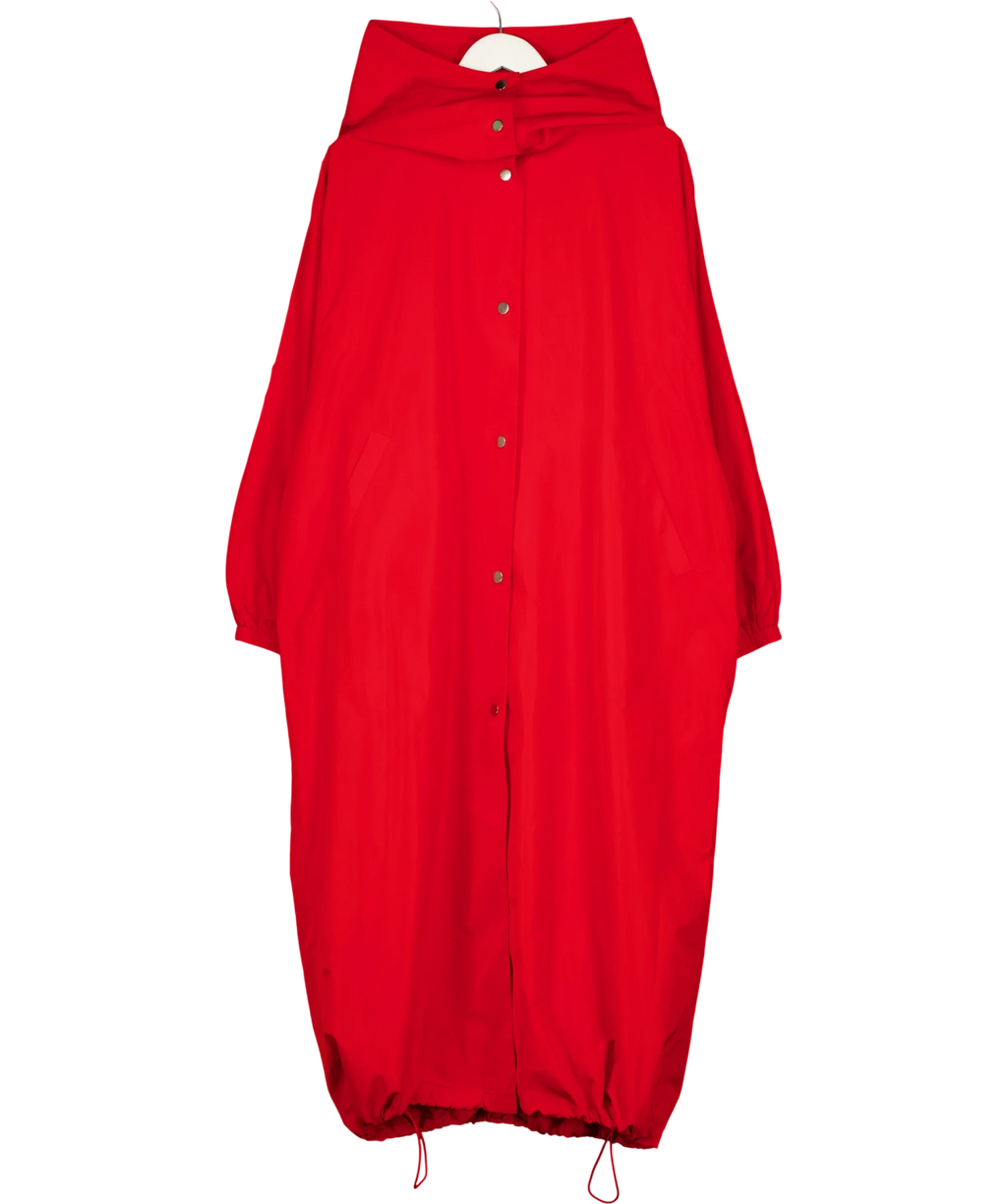 Róhe Red Red Parka, size UK S — front