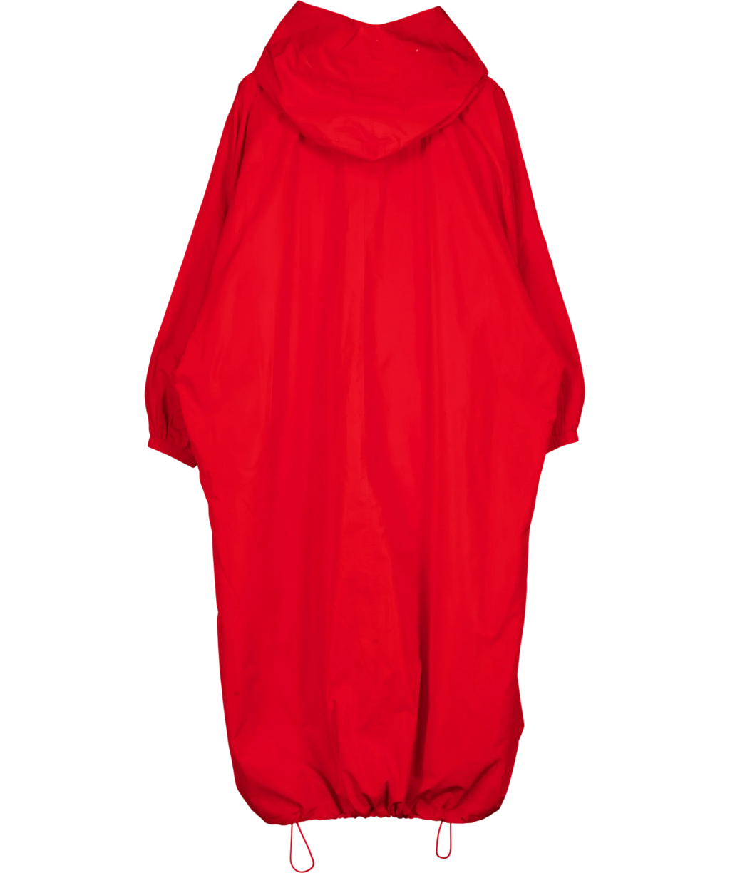 Róhe Red Red Parka, size UK S — back