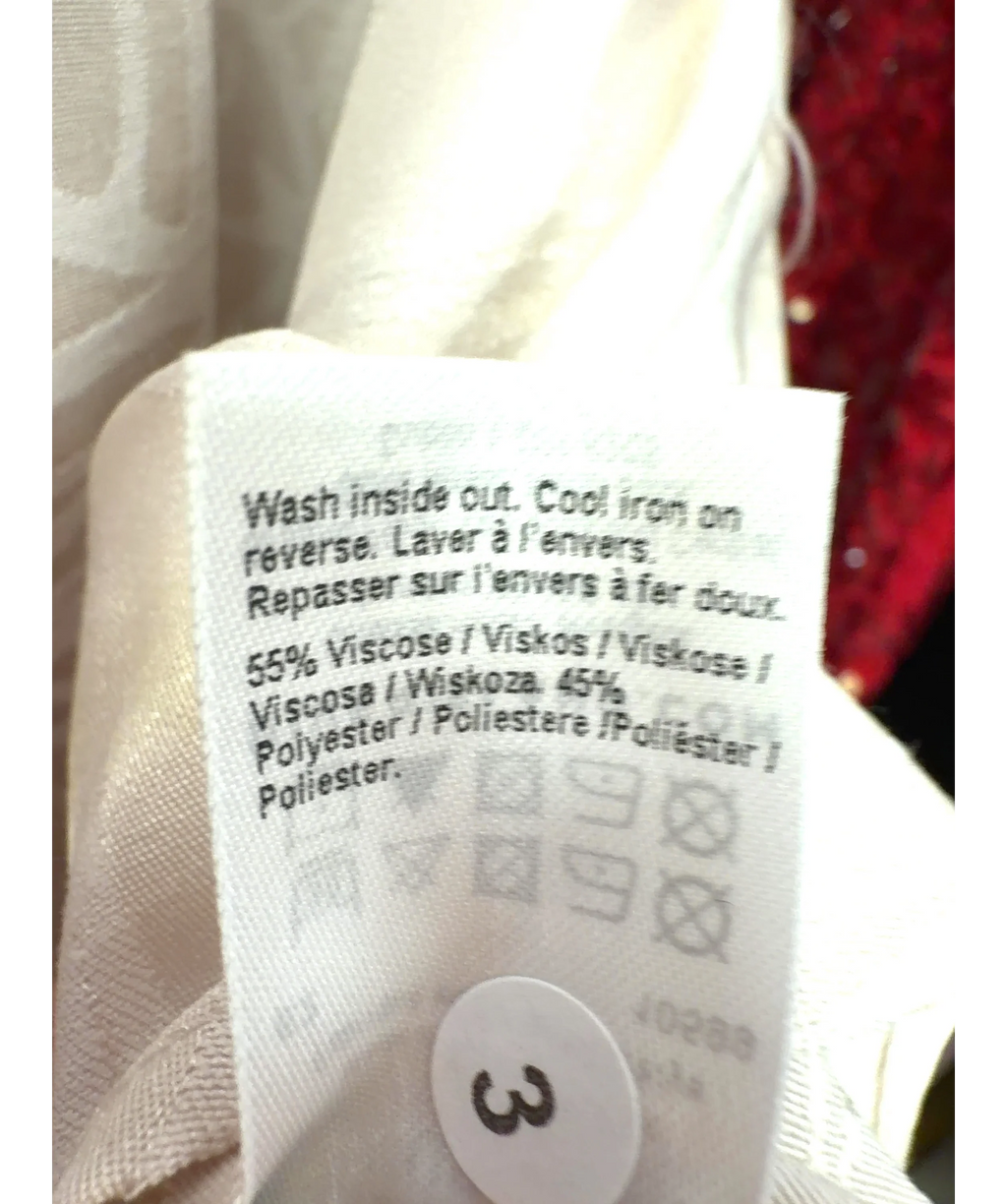 River Island Cream Colour, size UK L — label