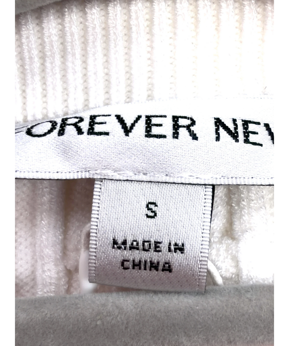 FOREVER NEW Pink Annika Striped Cable Knit Top, size UK S — care label