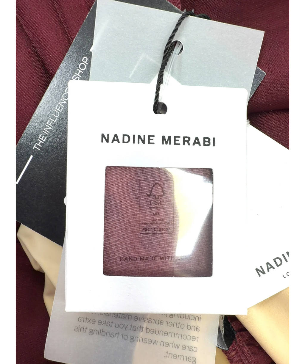 NADINE MERABI burgundy Colour, size UK 10 — detail