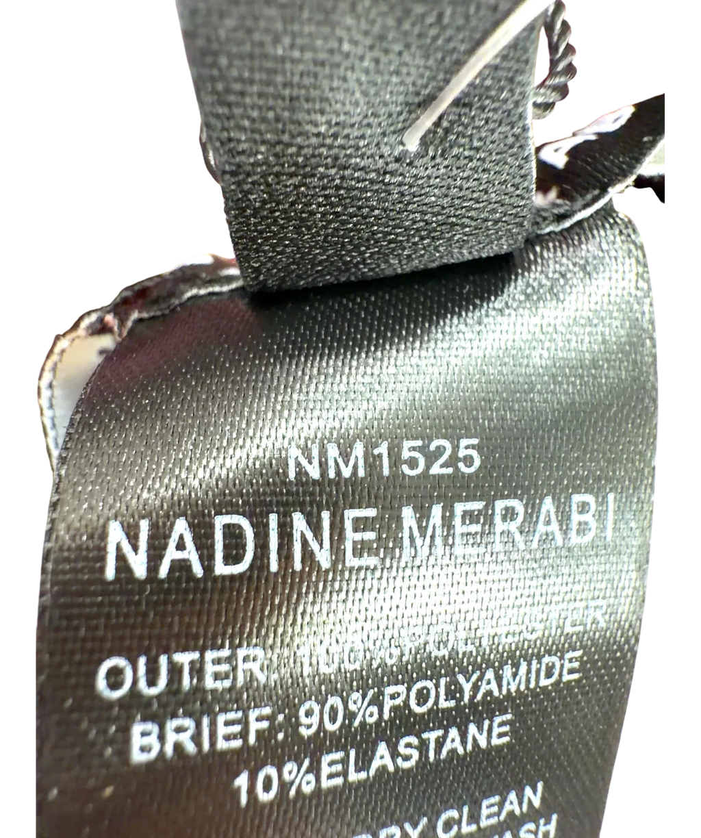 NADINE MERABI burgundy Colour, size UK 10 — fabric detail