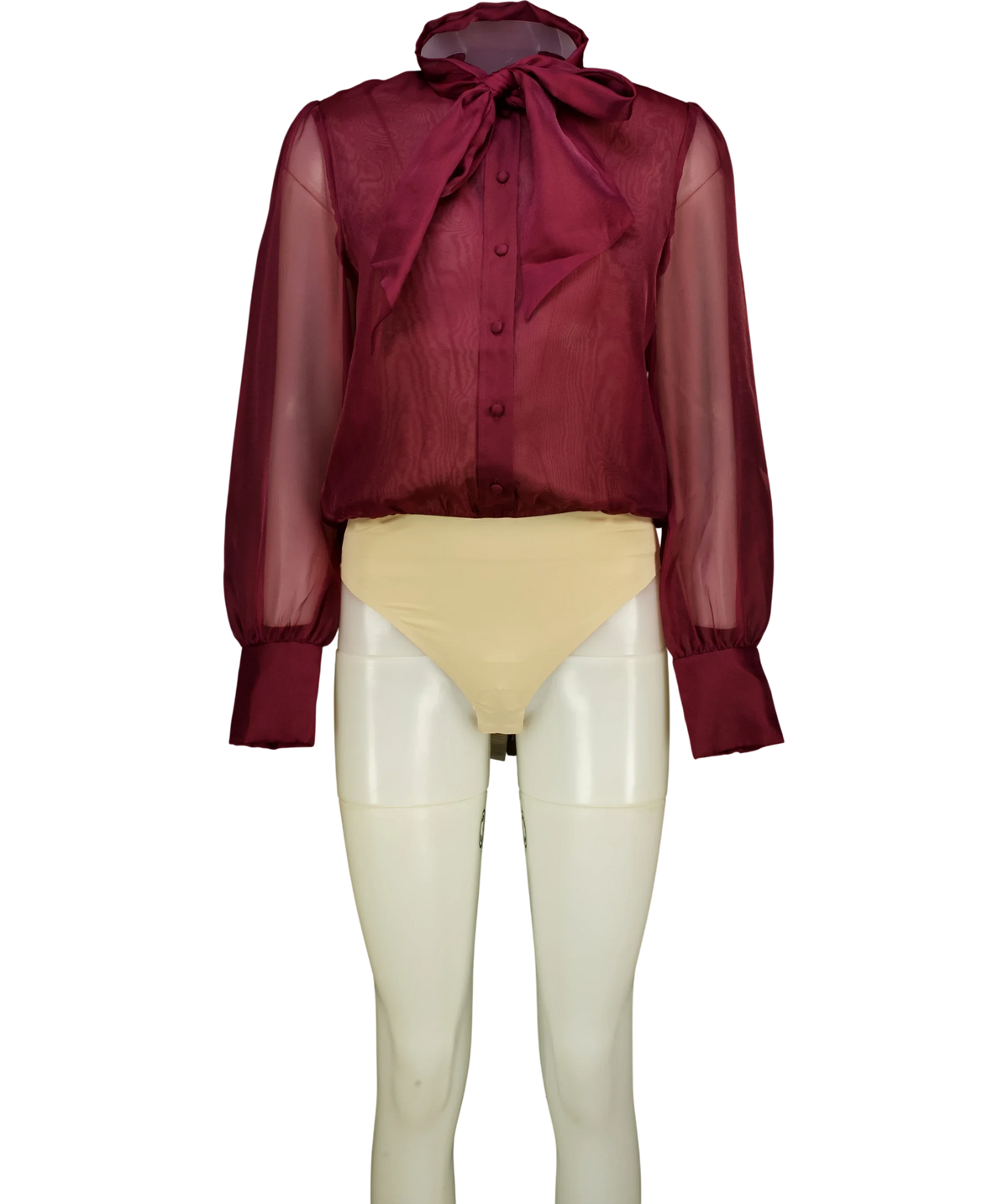 NADINE MERABI burgundy Colour, size UK 10 — front