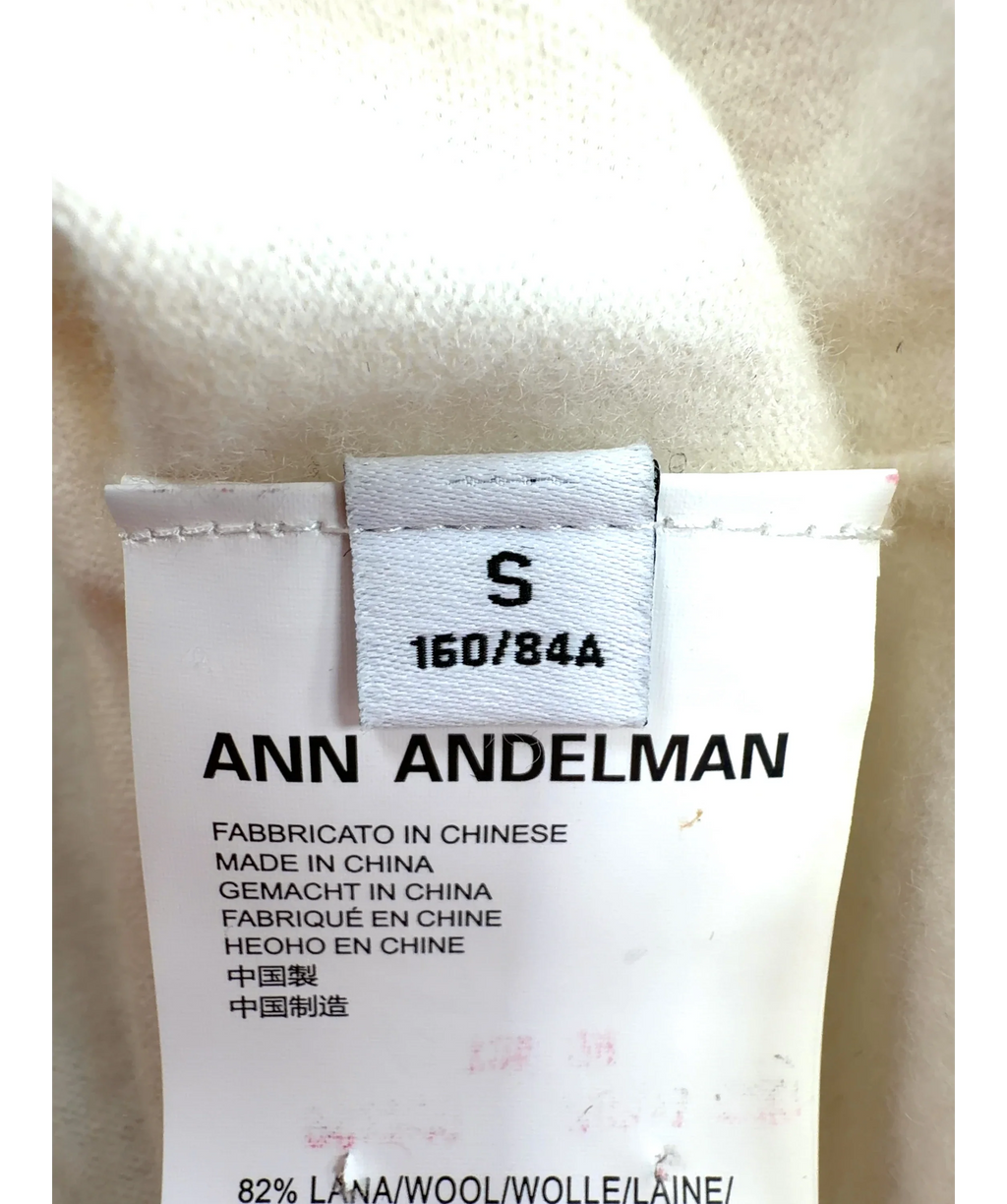 ANN ANDELMAN cream Colour, size UK S — care label