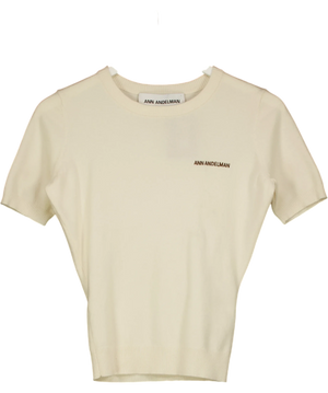 Ann Andelman Cream Wool Top UK S