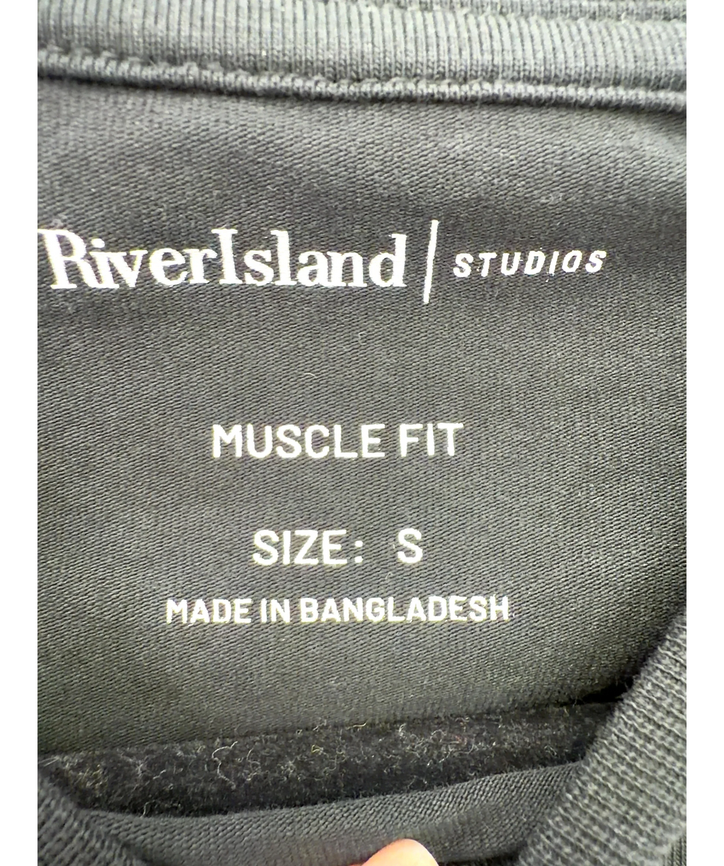 River Island Black Colour, size UK S — care label
