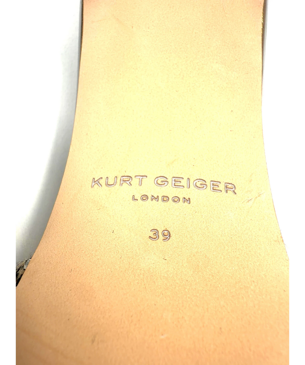 Kurt Geiger Metallic Oxford Heel Mule, size UK 6 EU 39 👠 — additional view