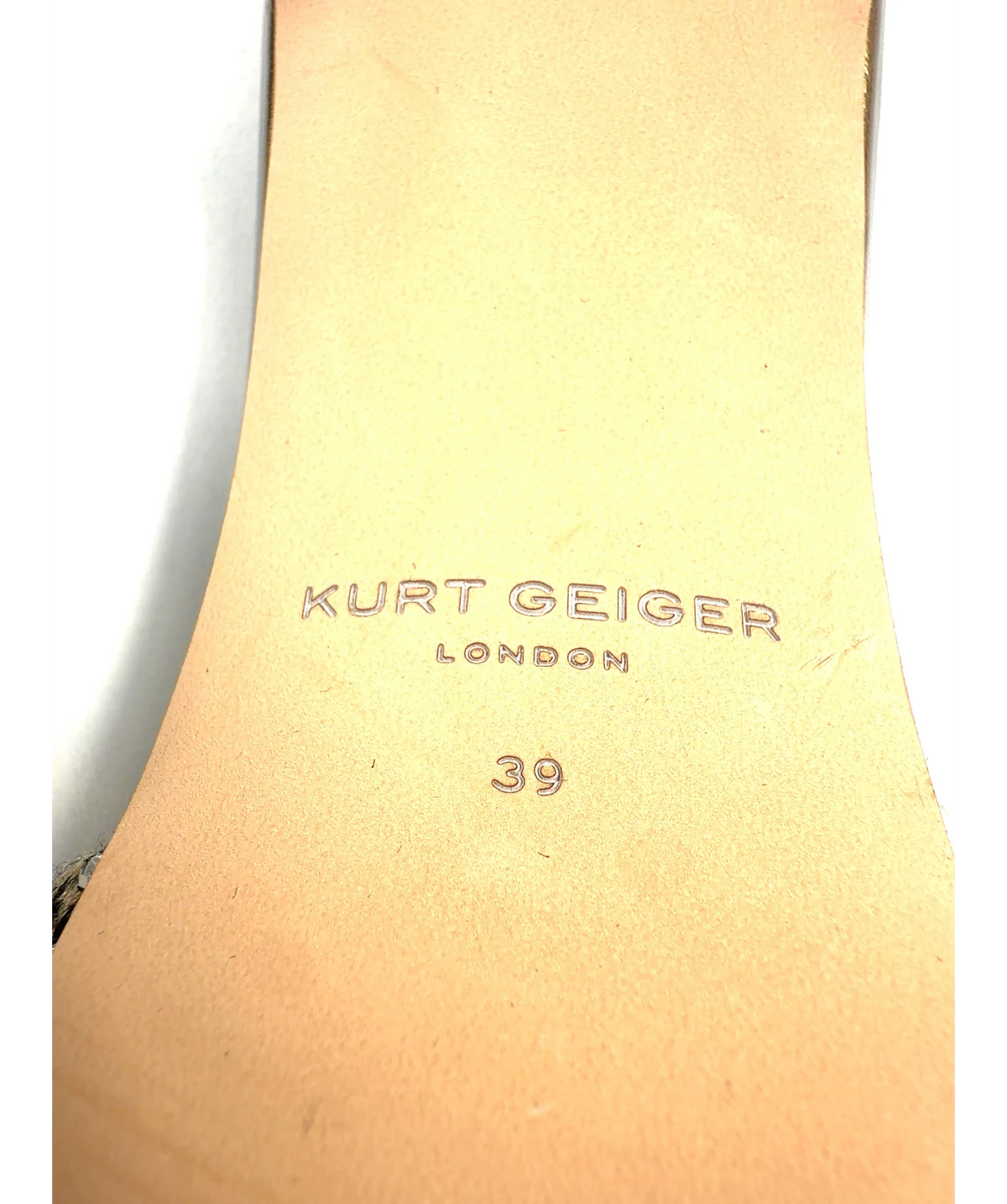 Kurt Geiger Metallic Oxford Heel Mule, size UK 6 EU 39 👠 — additional view