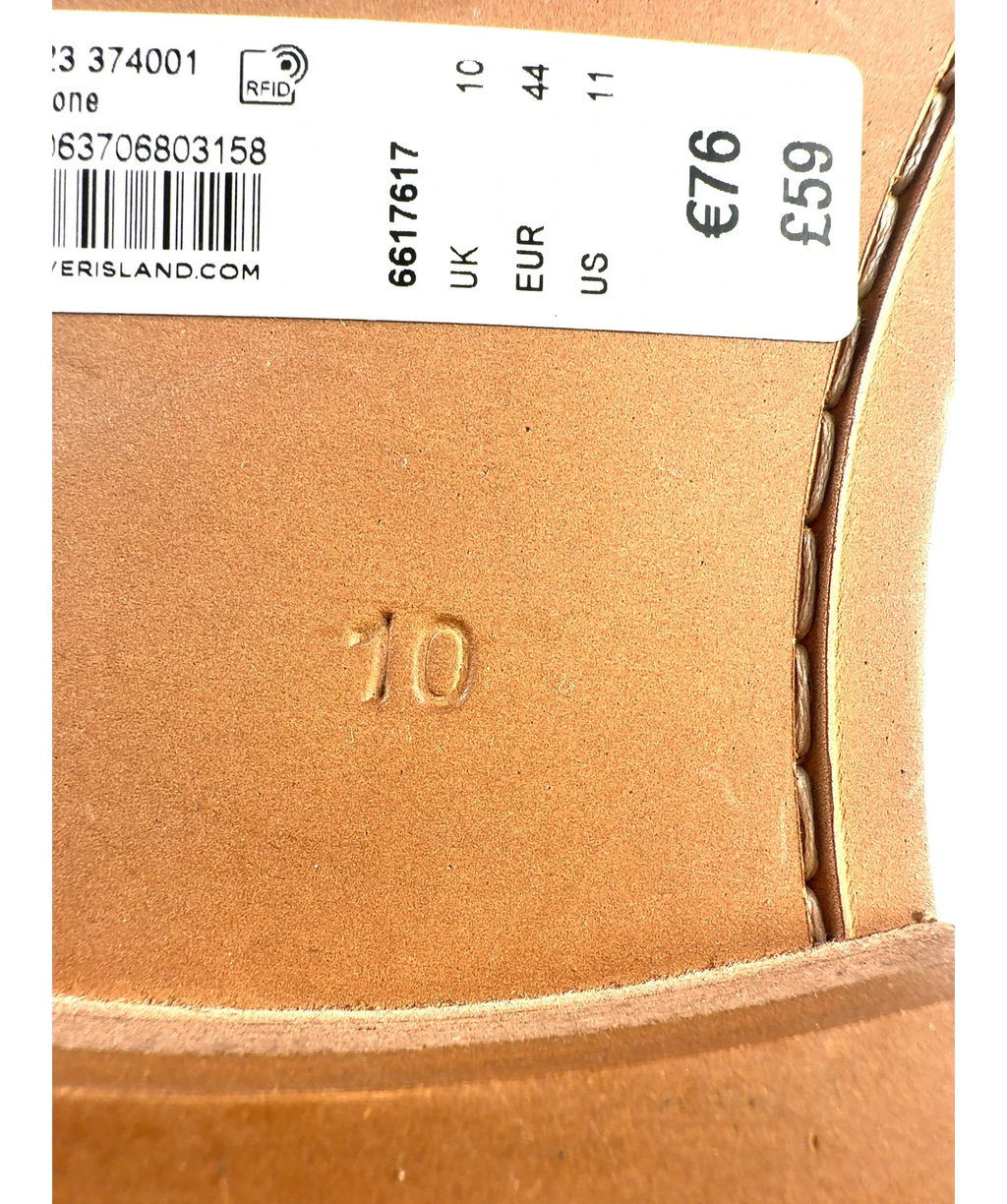 River Island Beige Beige Suede Snaffle Loafers, size UK 10 EU 44 👞 — fabric detail