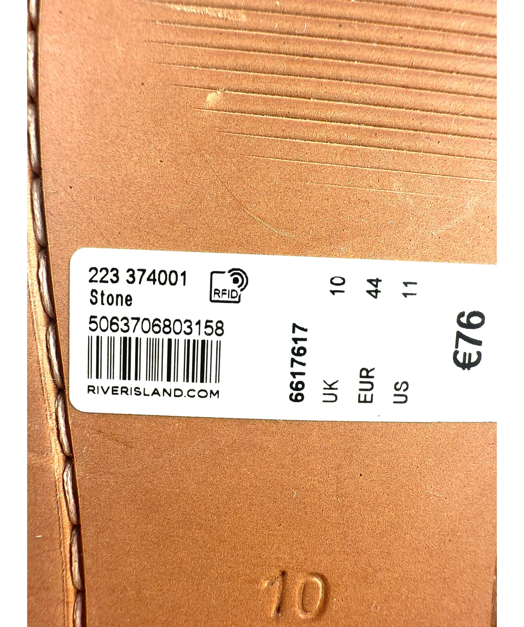 River Island Beige Beige Suede Snaffle Loafers, size UK 10 EU 44 👞 — additional view
