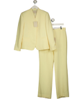 Jigsaw Yellow Corinne Tailored Blazer, size UK 10 — front