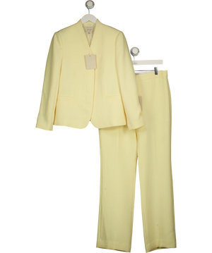 Jigsaw Corinne Tailored Blazer &  Mason Tailored Trouser suit - Pale Yellow  UK 10 / UK 12