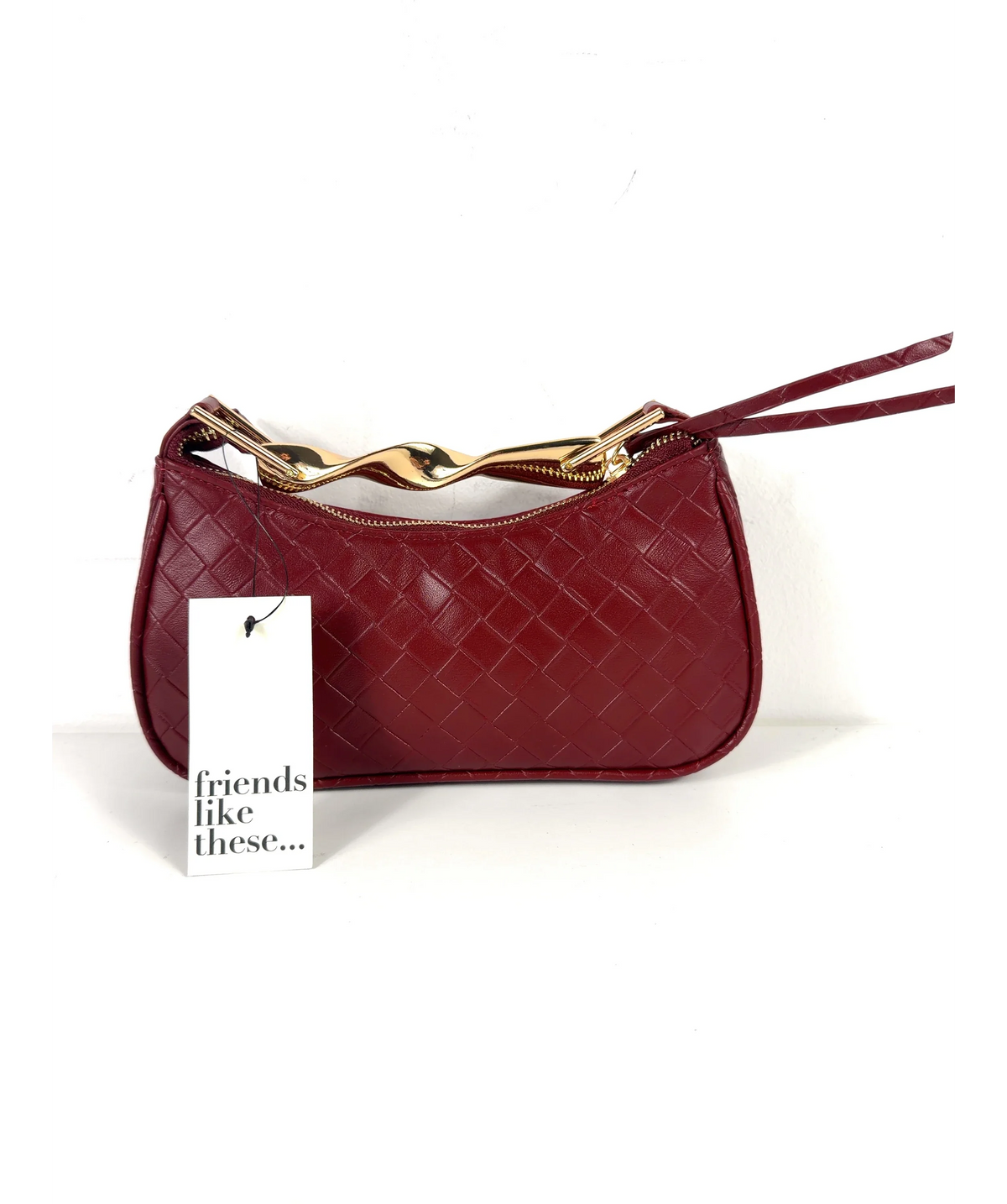 Friends like these burgundy Colour — care label