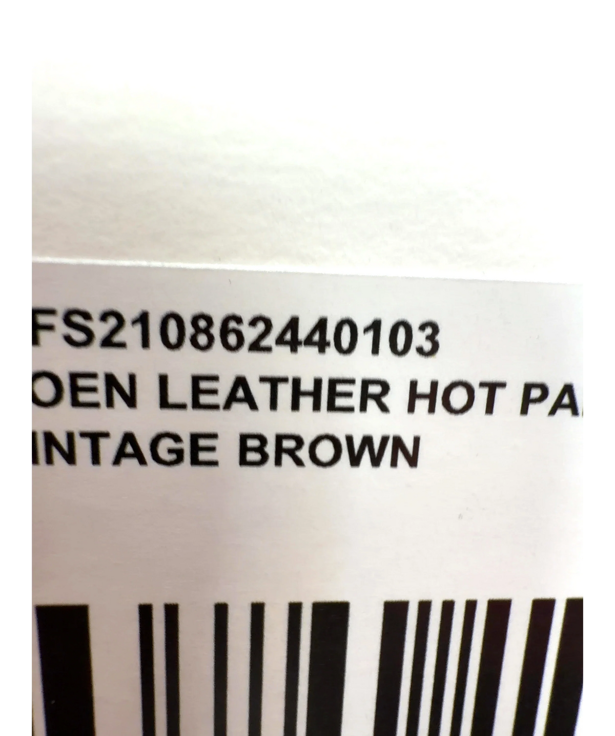 THE FRANKIE SHOP Brown Loen Leather Hot Pants, size UK S — label