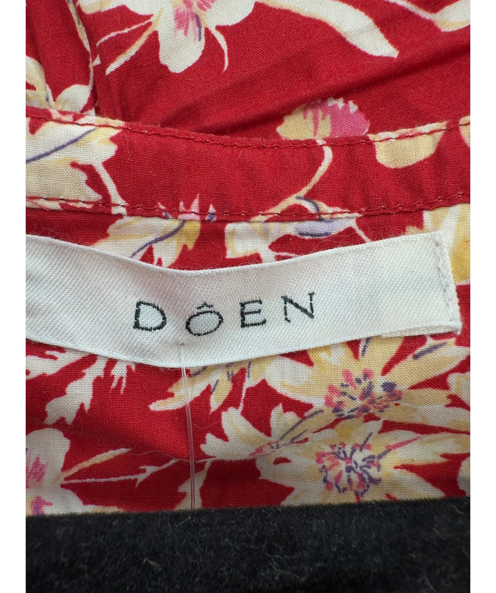 DOEN Red OAK BLUFFS FLORAL, size UK L — detail