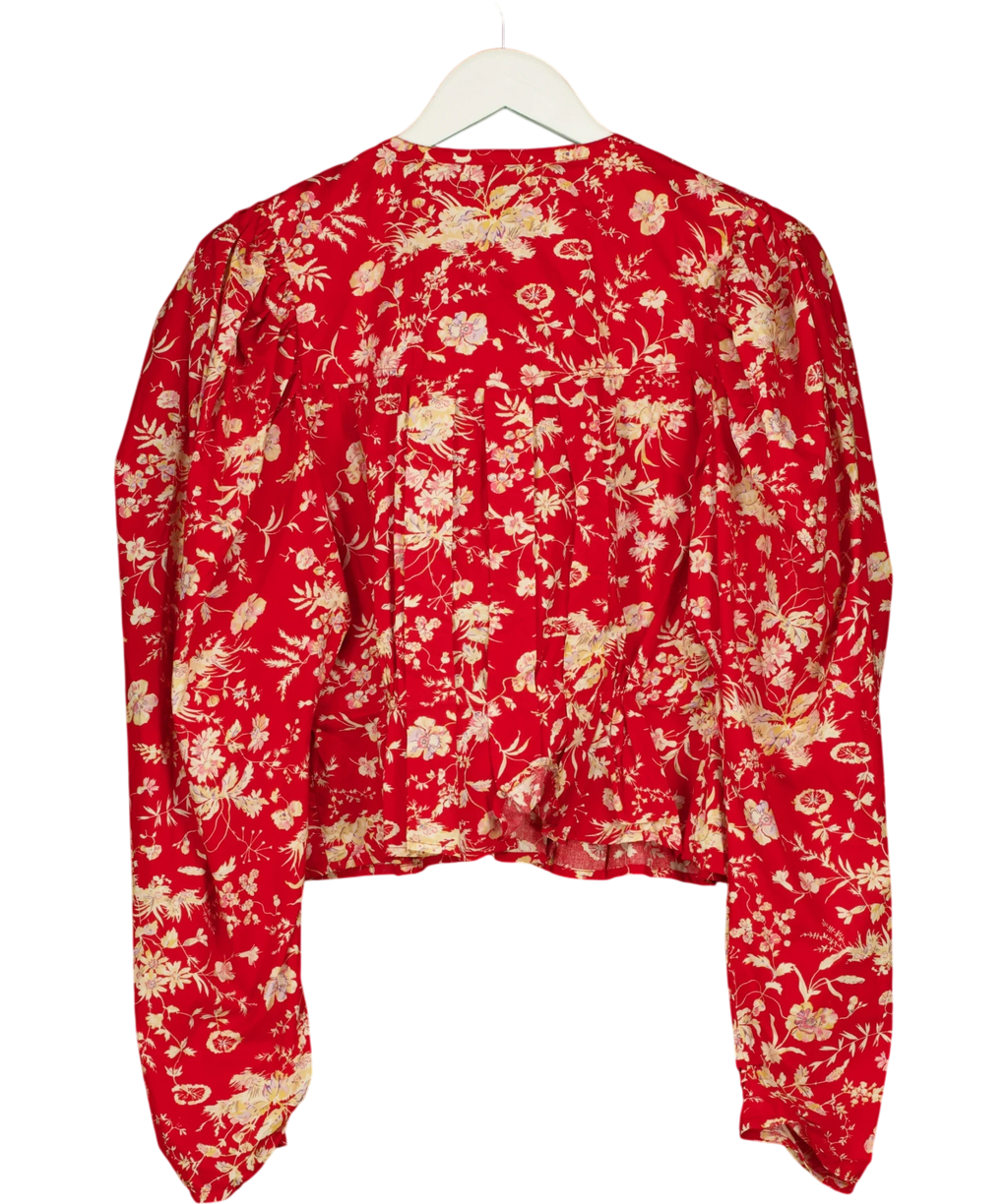 DOEN Red OAK BLUFFS FLORAL, size UK L — back