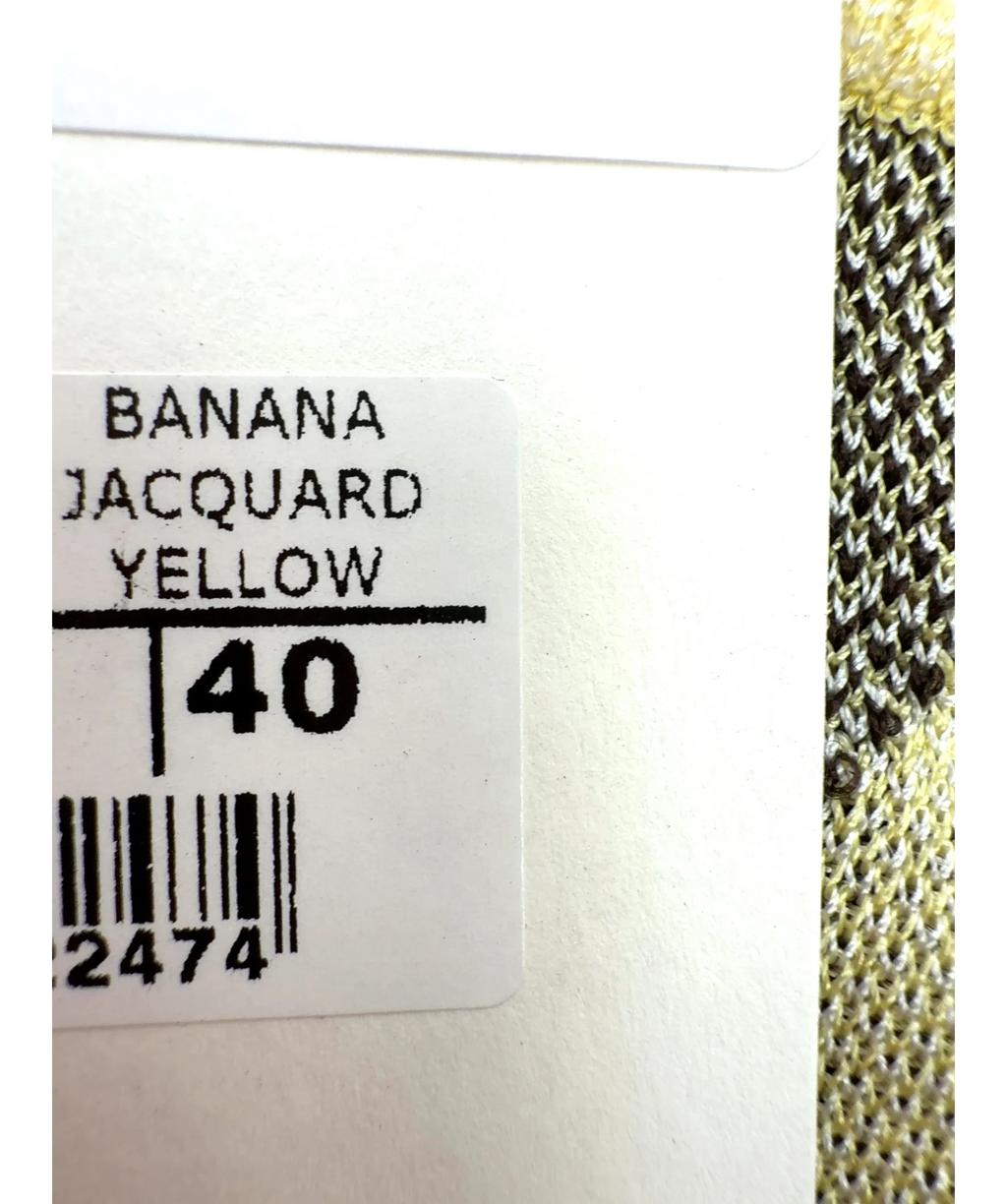 JACQUEMUS Yellow Le Polo Marino, size UK 12 — care label