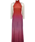 Oséree Pink Lumiere Shade Turtleneck Dress, size UK S — front