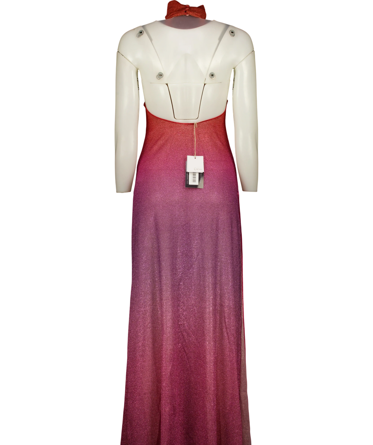 Oséree Pink Lumiere Shade Turtleneck Dress, size UK S — back