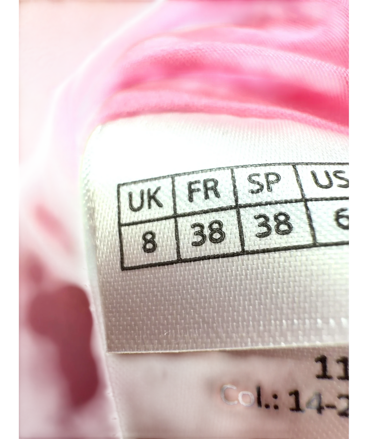 ROTATE Pink Sheer Satin Bow Dress, size UK 8 — additional view
