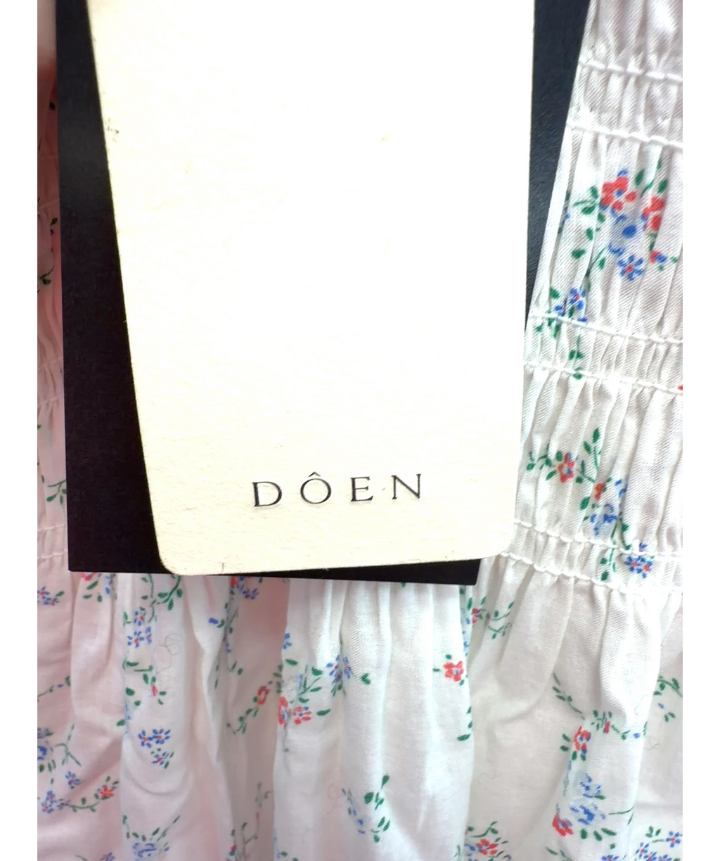 DOEN White Brigide Dress, size UK S — detail