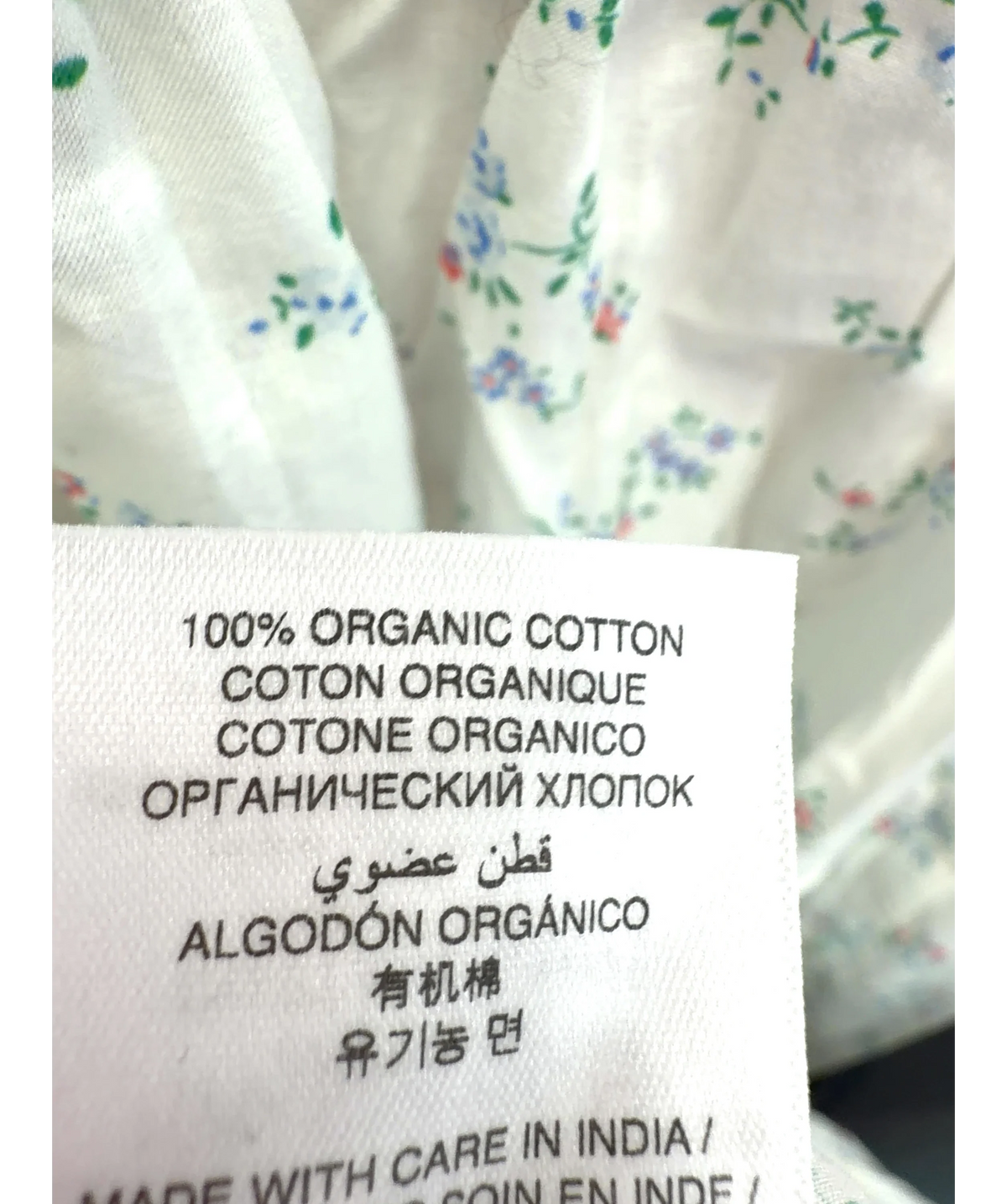 DOEN White Brigide Dress, size UK S — label