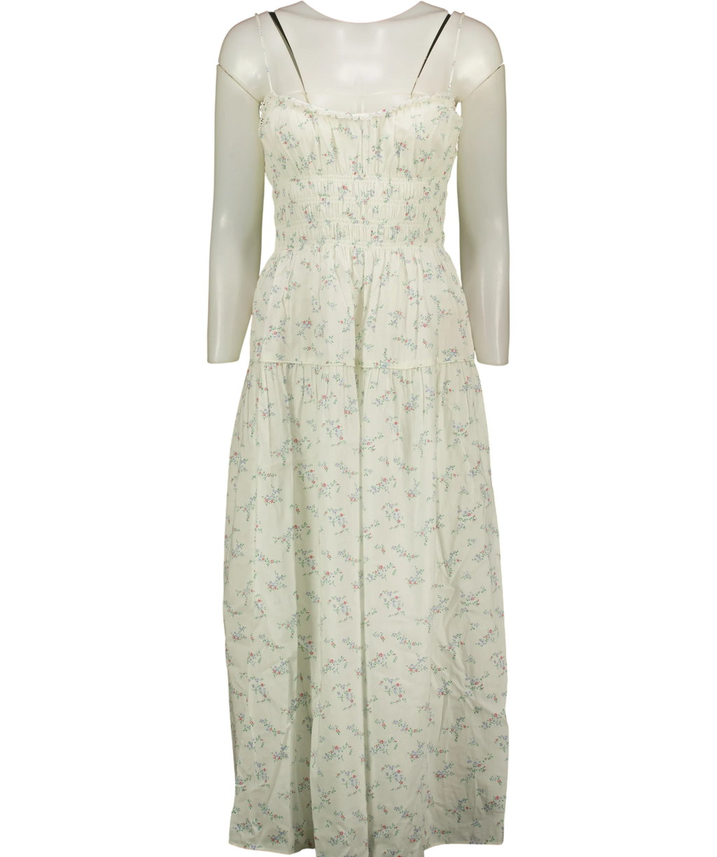 DOEN White Brigide Dress, size UK S — front