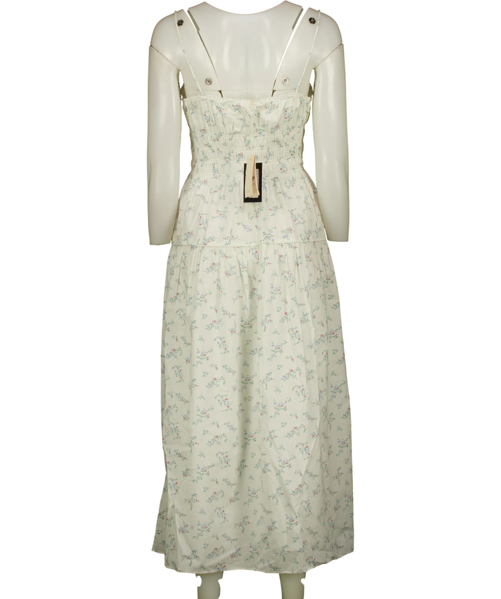 DOEN White Brigide Dress, size UK S — back