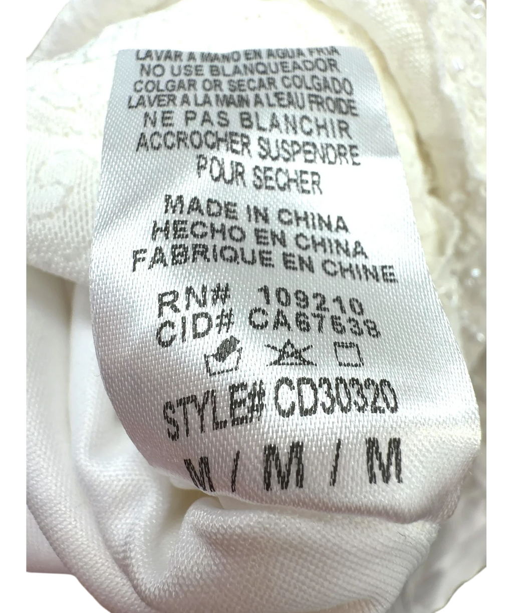 Windsor White Colour, size UK M — fabric detail