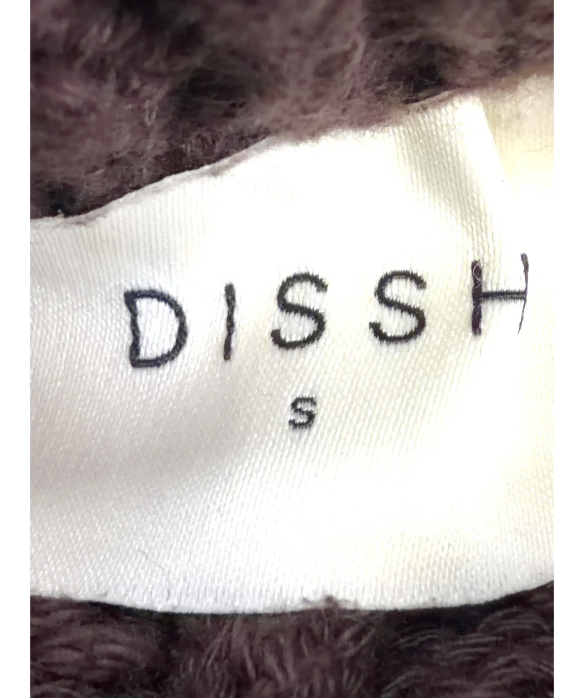 DISSH Brown Colour, size UK S — fabric detail
