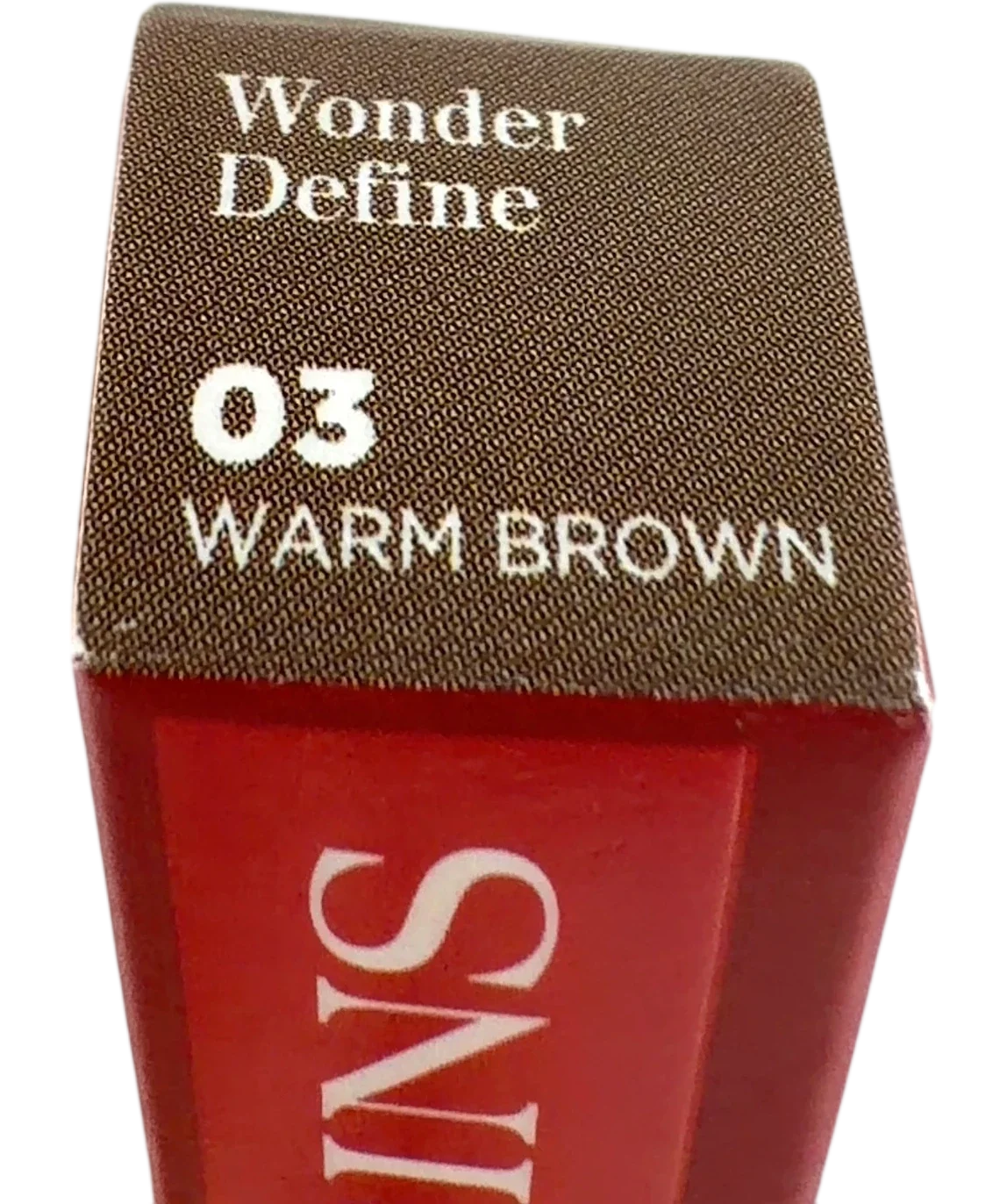 Clarins 03 WARM BROWN Wonder Define, size 0.06g — back