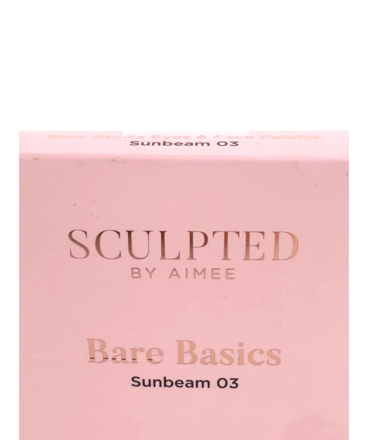 Sculpted by Aimee Sunbeam 03 Bare Basics Face Palette, size 22g — label