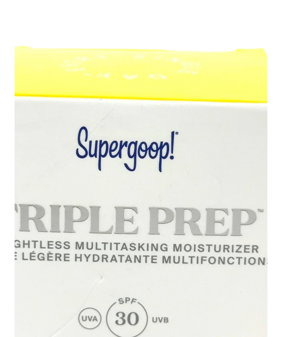 Supergoop Supergoop Triple Prep Moisturizer, size 50ml — label