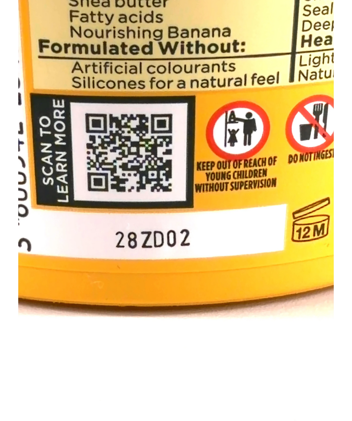 Garnier Ultimate Blends Banana Hair Food 3-in-1 Hair Mask, size 400ml — detail