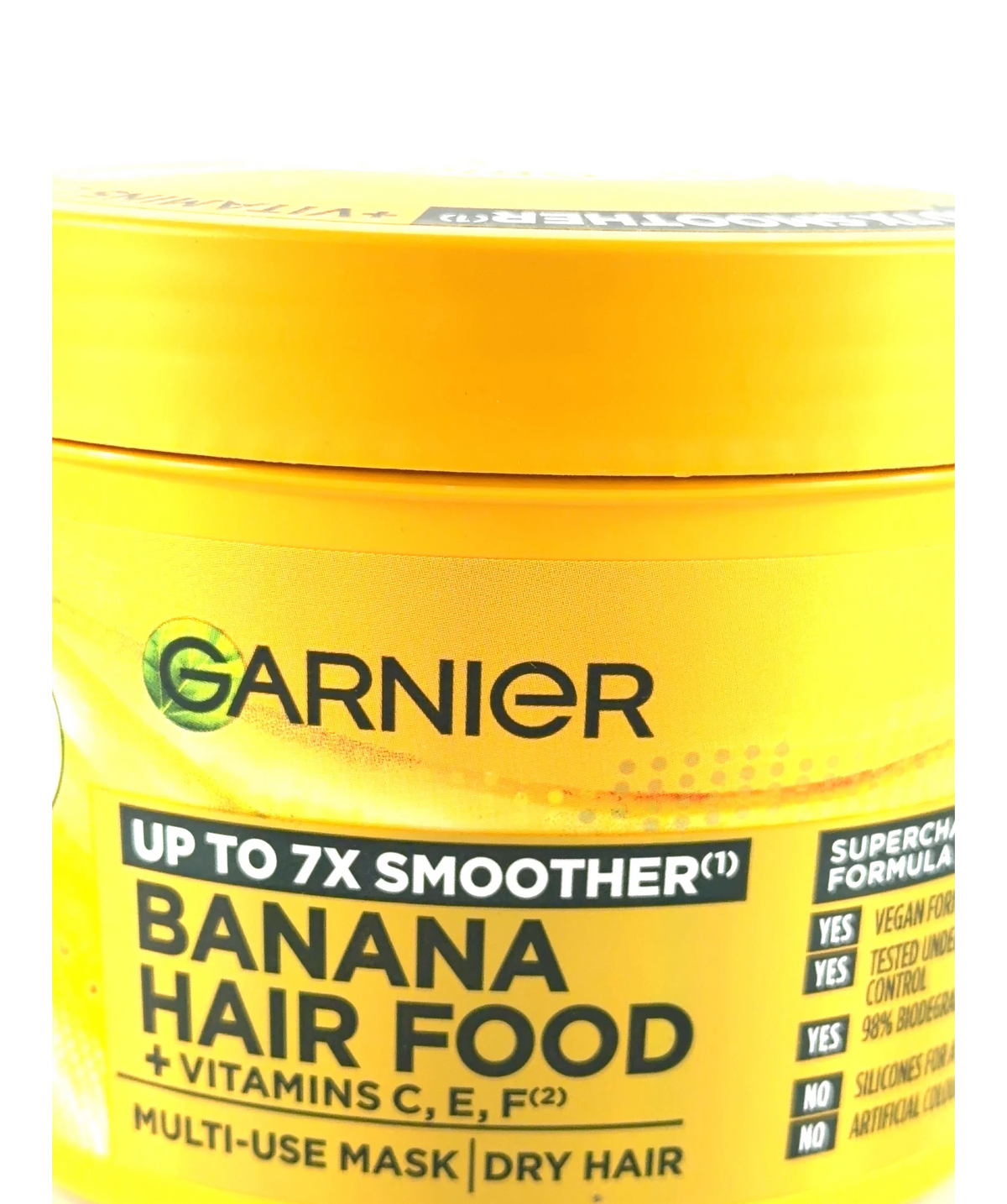 Garnier Ultimate Blends Banana Hair Food 3-in-1 Hair Mask, size 400ml — label