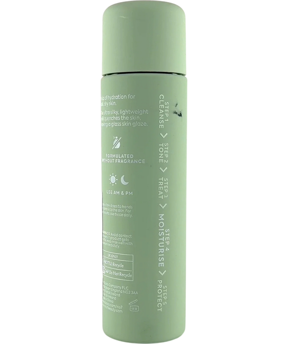 No7 GOOD INTENT SKIN SIP, size 150ml — back