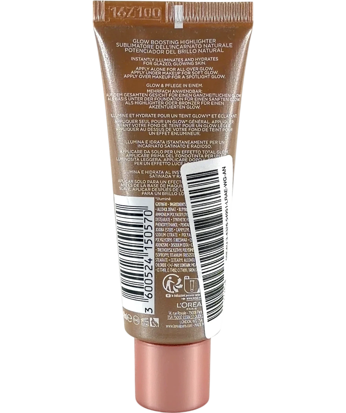 L'Oréal 903 MEDIUM GLOW ÉCLAT MÉDIUM LUMI GLOTION, size 40ml — back