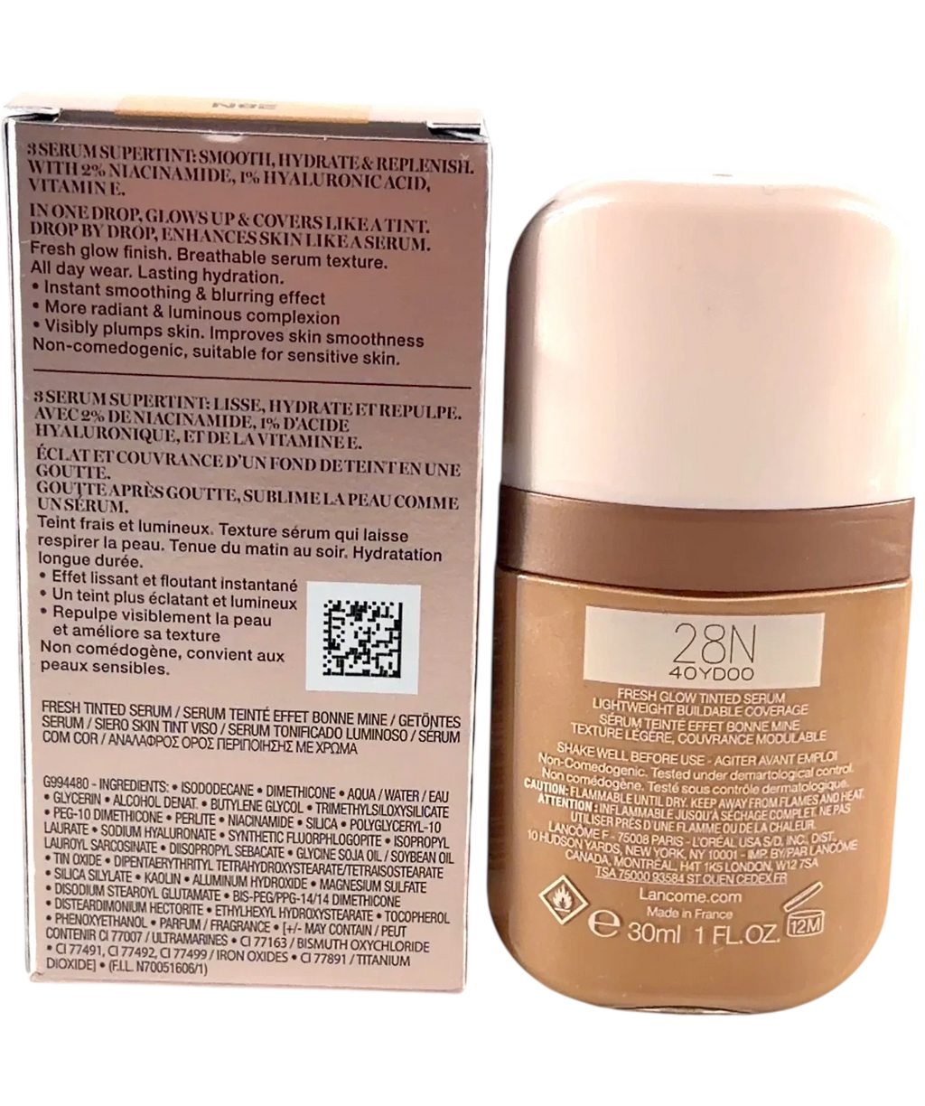 Lancôme 28N Idôle Skin 3 Serum Supertint, size 30ml — back