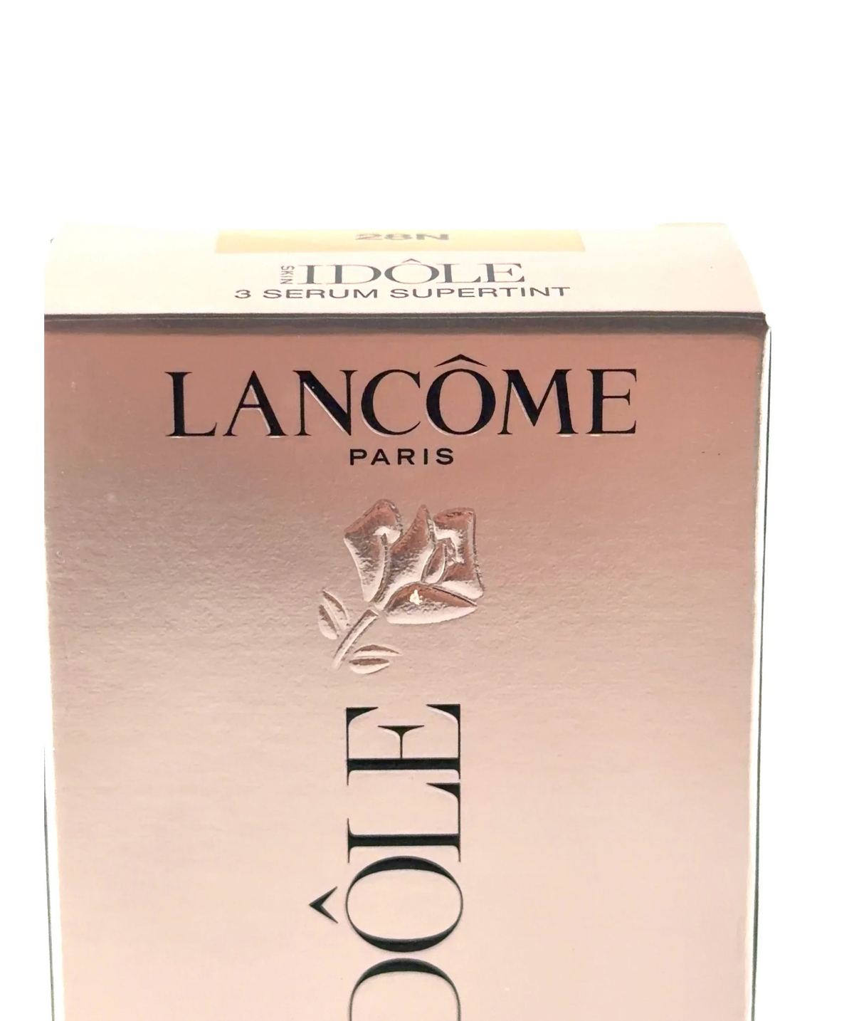 Lancôme 28N Idôle Skin 3 Serum Supertint, size 30ml — label