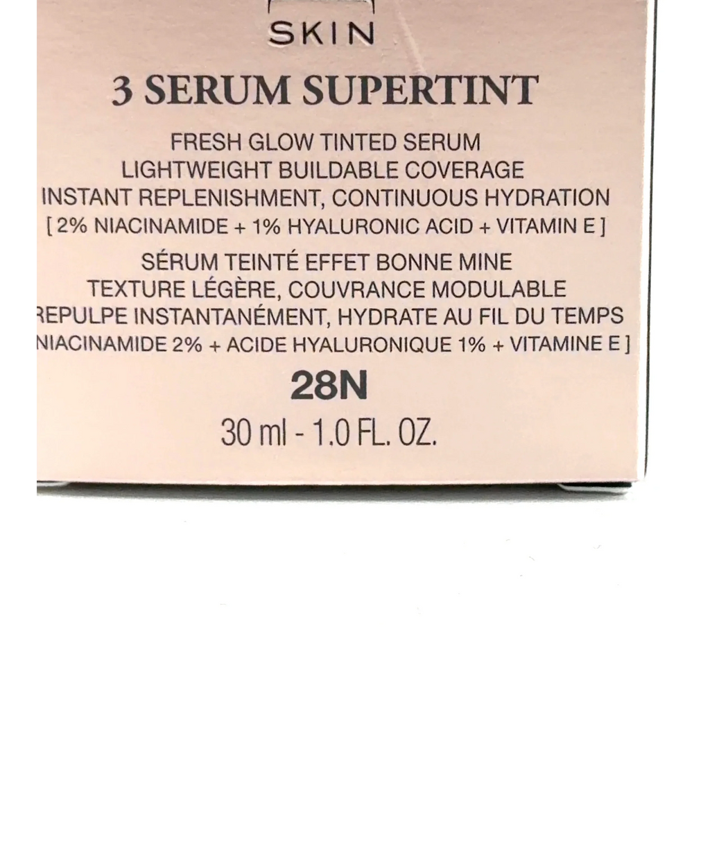 Lancôme 28N Idôle Skin 3 Serum Supertint, size 30ml — care label