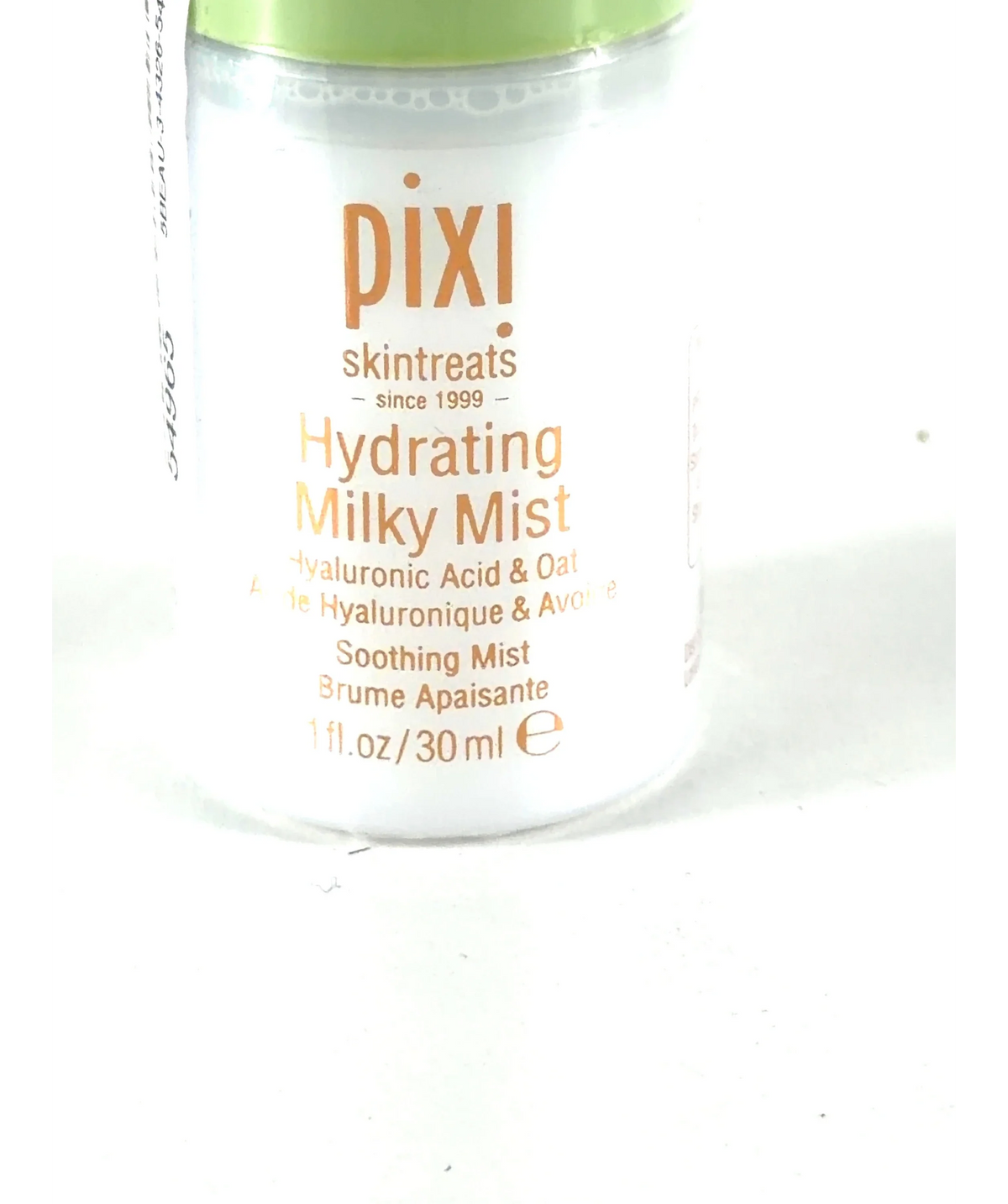 PIXI Hydrating Milky Mist, size 30ml — care label