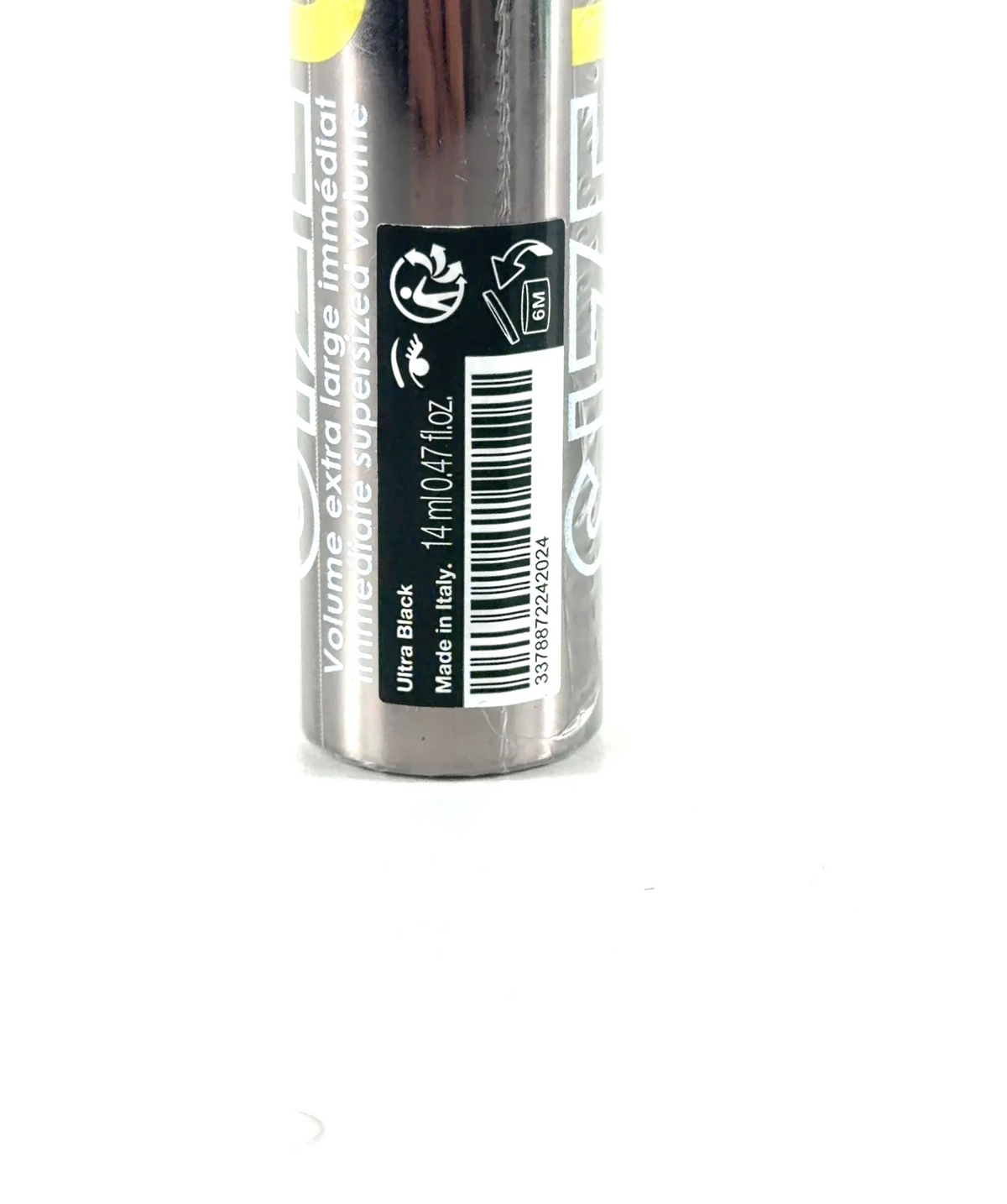 sephora Ultra Black SIZE UP, size 14ml — care label