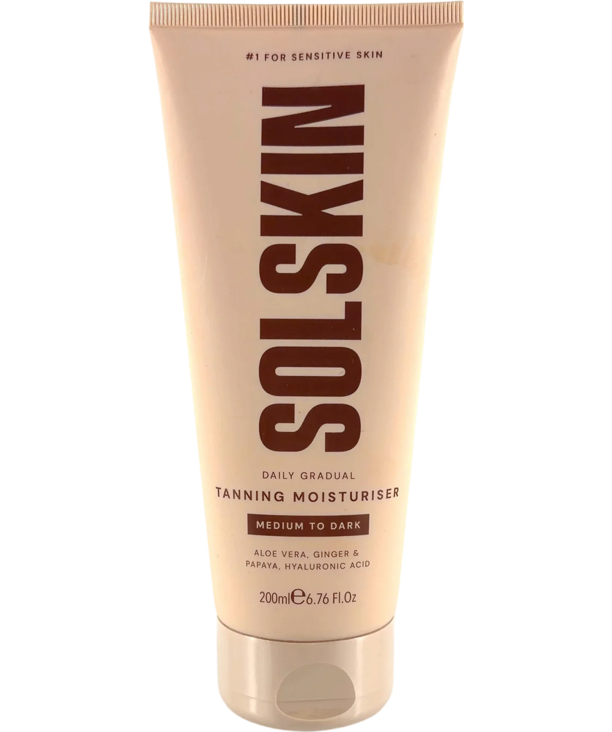 Solskin Medium to Dark Solskin Daily Gradual Tanning Moisturiser - Medium to Dark, size 200ml — front