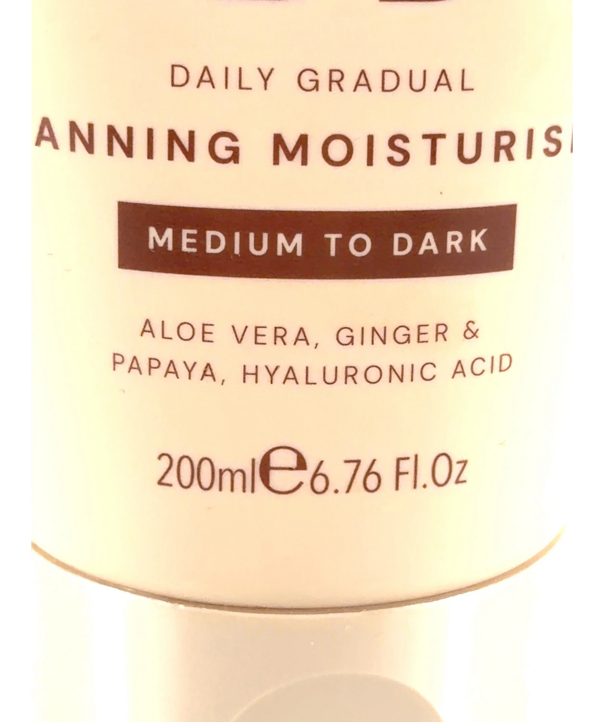 Solskin Medium to Dark Solskin Daily Gradual Tanning Moisturiser - Medium to Dark, size 200ml — care label